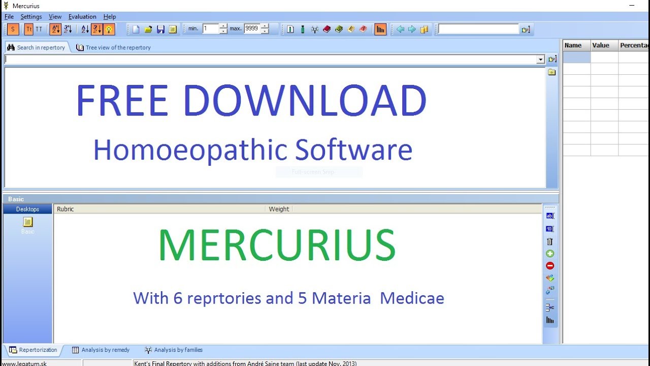homeopathic repertory software free download